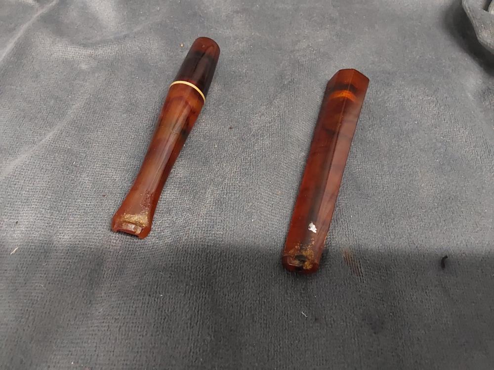 EMBOUT A CIGARETTE EN AMBRE