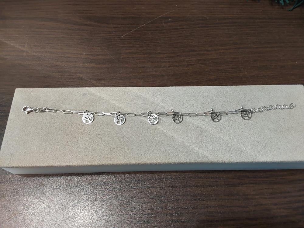 BRACELET EN ARGENT ARBRE DE VIE