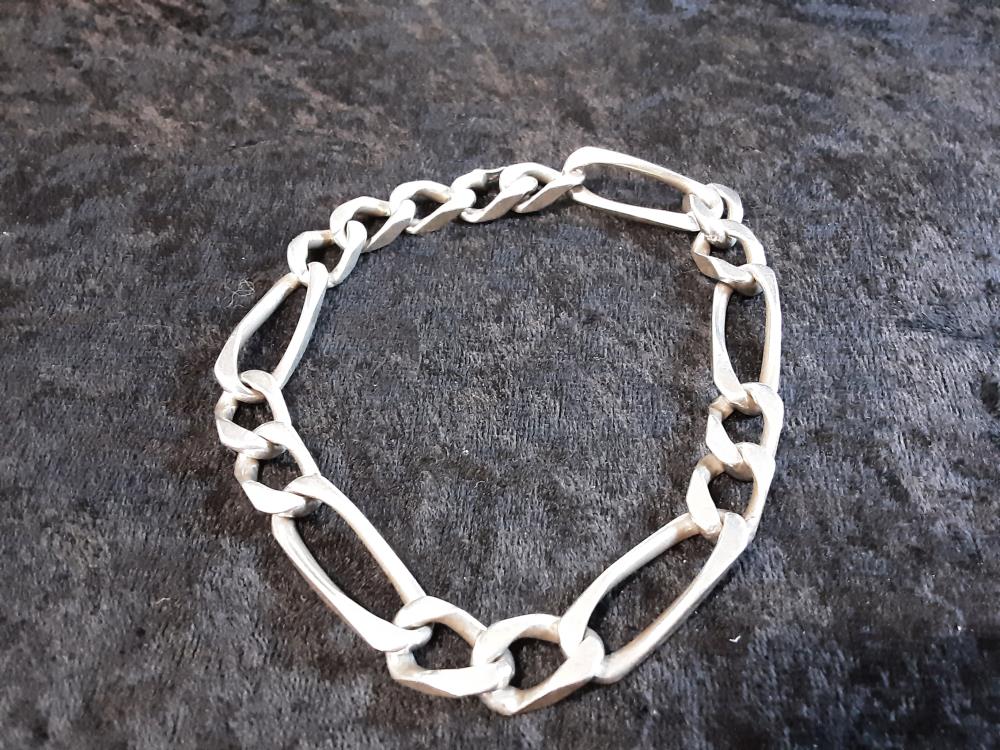 BRACELET GOURMETTE HOMME GM EN ARGENT 