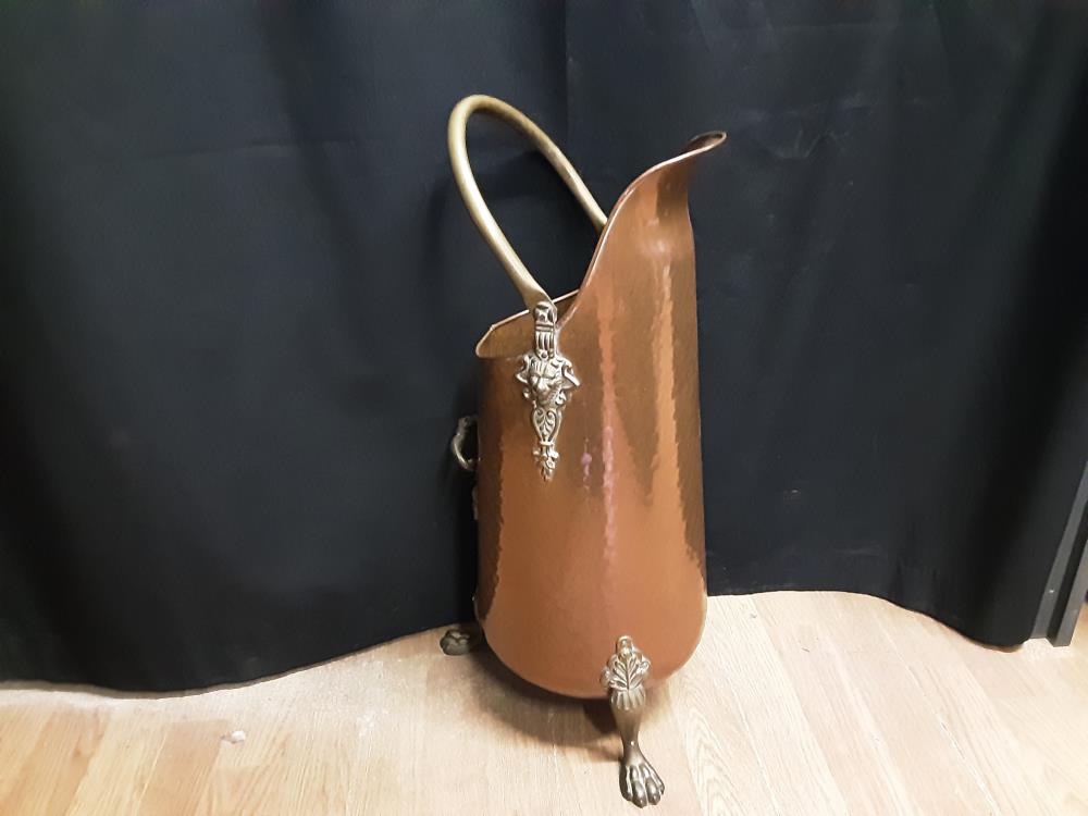 PORTE PARAPLUIES  EN CUIVRE