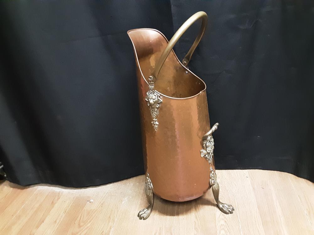 PORTE PARAPLUIES  EN CUIVRE