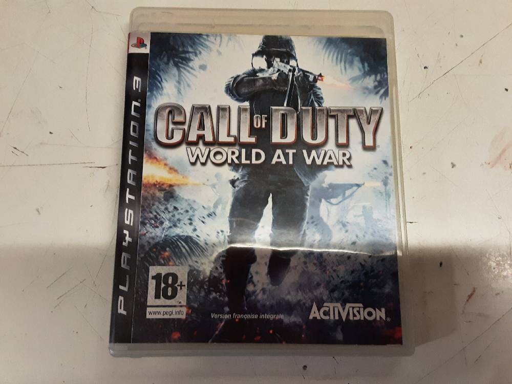 JEU PS3 COD WORLD AT WAR