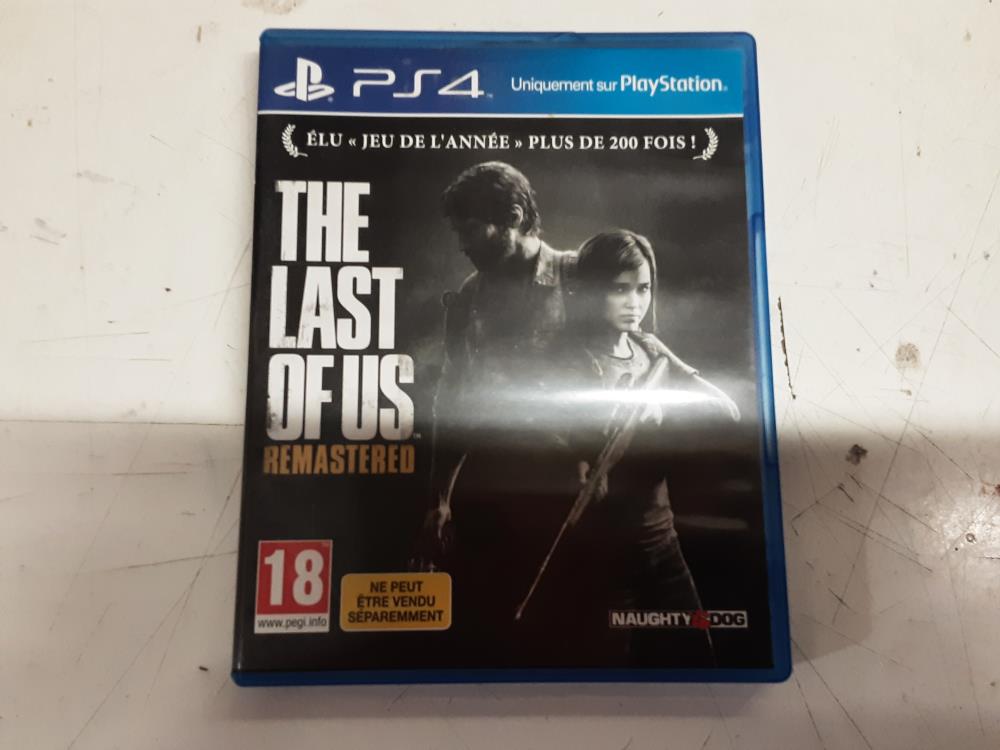 JEU PS4 THE LAST OF US REMASTERED
