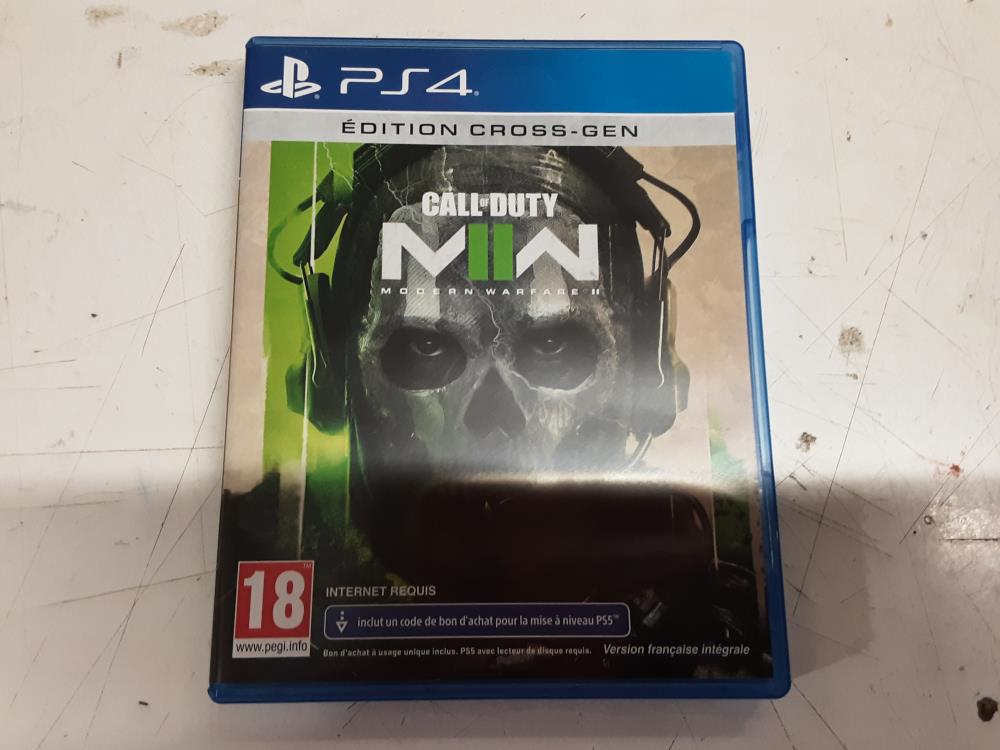 JEU PS4 COD MODERN WARFARE II