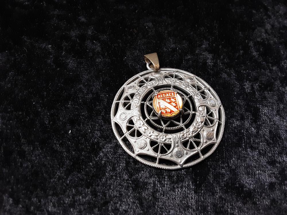 PENDENTIF AVEC BLASON ALSACE 