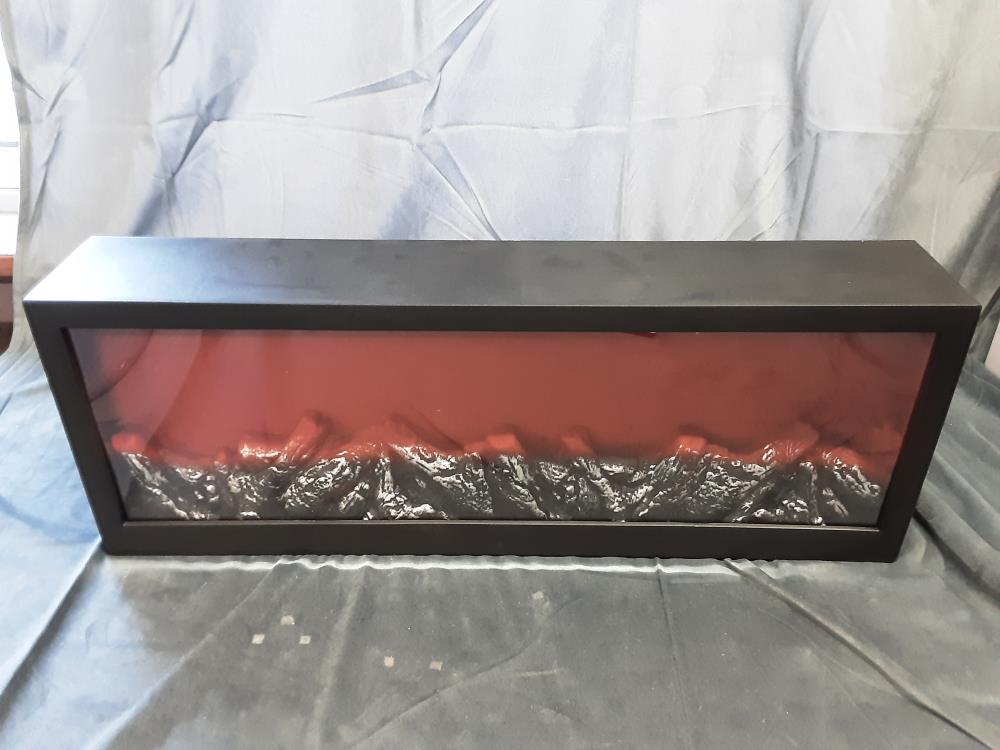 CHEMINEE ELECTRIQUE RECTANGULAIRE AVEC CABLE