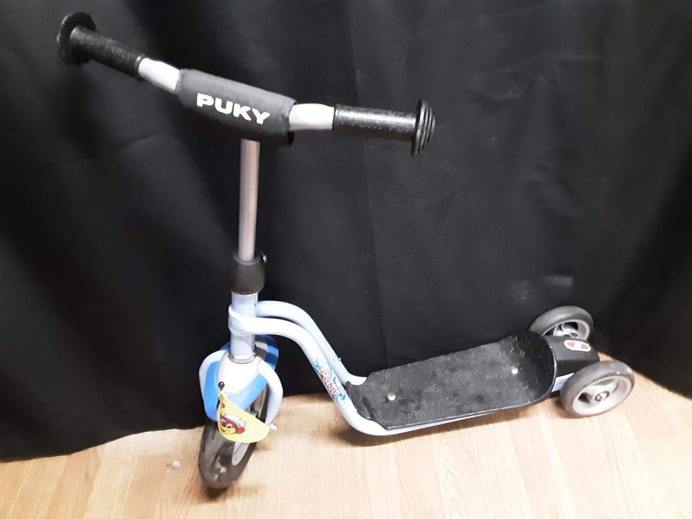 TROTTINETTE  ENFANT 3 ROUES  - BLEU PUKY