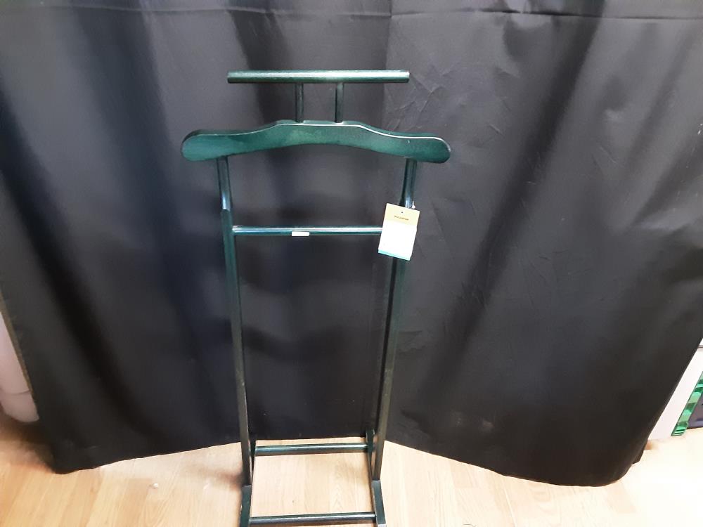 VALET DE NUIT EN BOIS VERT