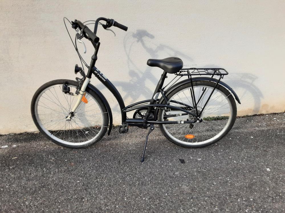 VELO DAME BTWIN ELOPS 300 NOIR 26P