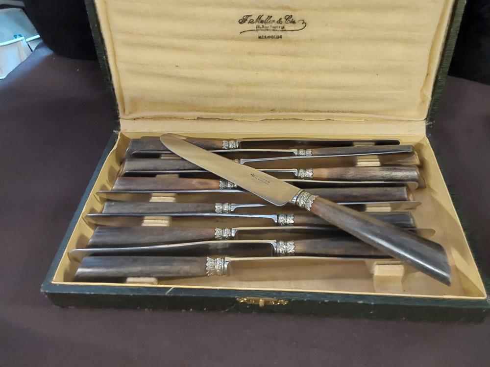 LOT 12 COUTEAUX INOX MM