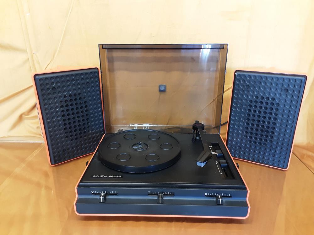 TOURNE DISQUE RFT ORANGE ET NOIRE