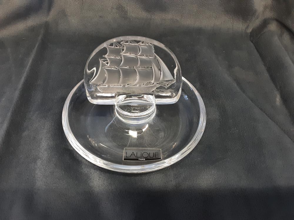 PORTE BAGUES CRISTAL LALIQUE