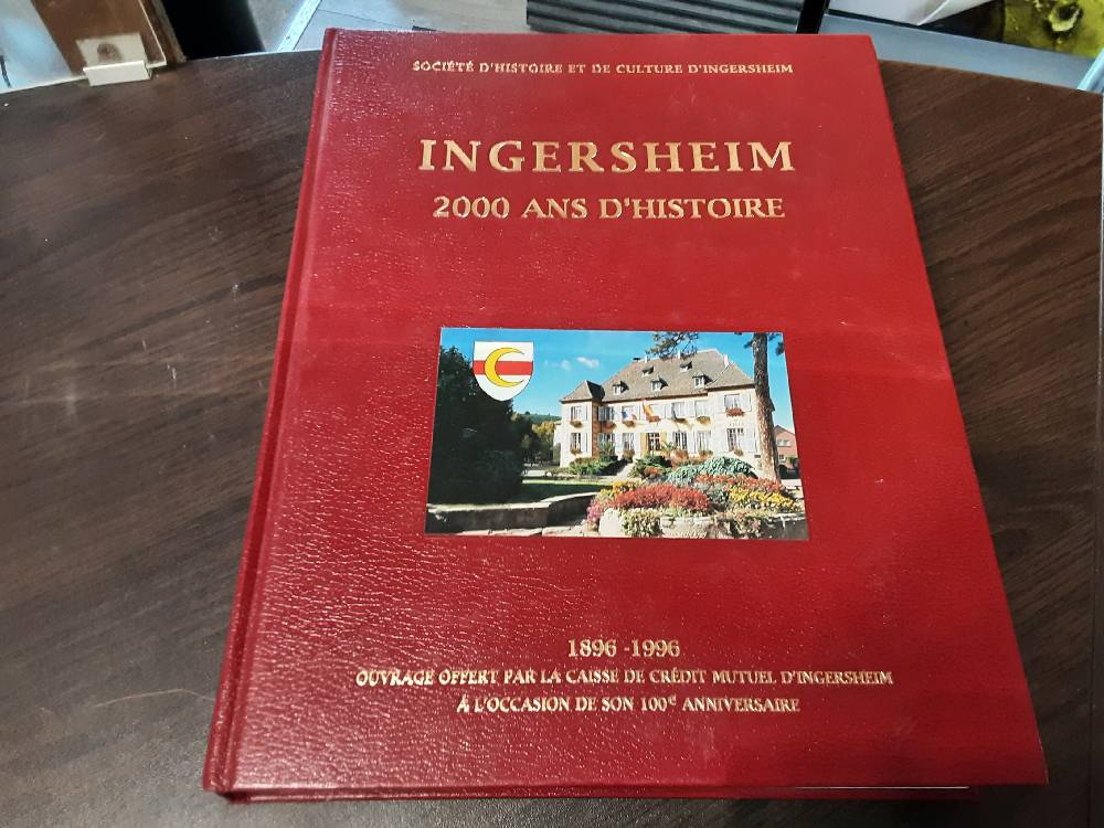 LIVRE INGERSHEIM 2000 ANS D'HISTOIRE