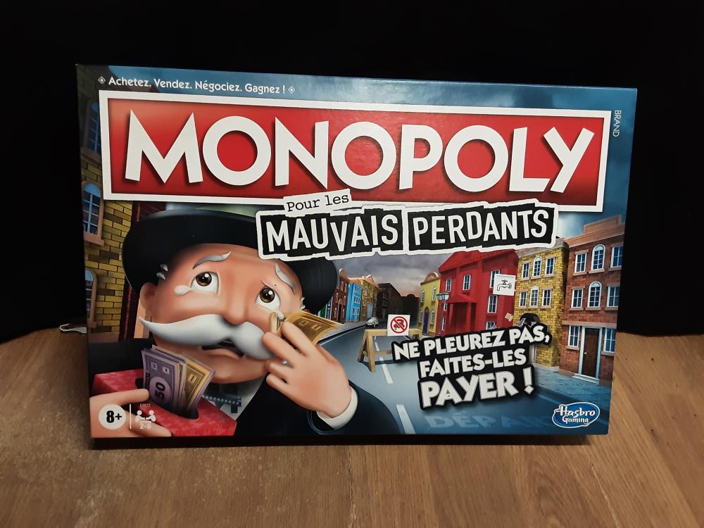 JEU MONOPOLY POUR LES MAUVAIS PERDANTS