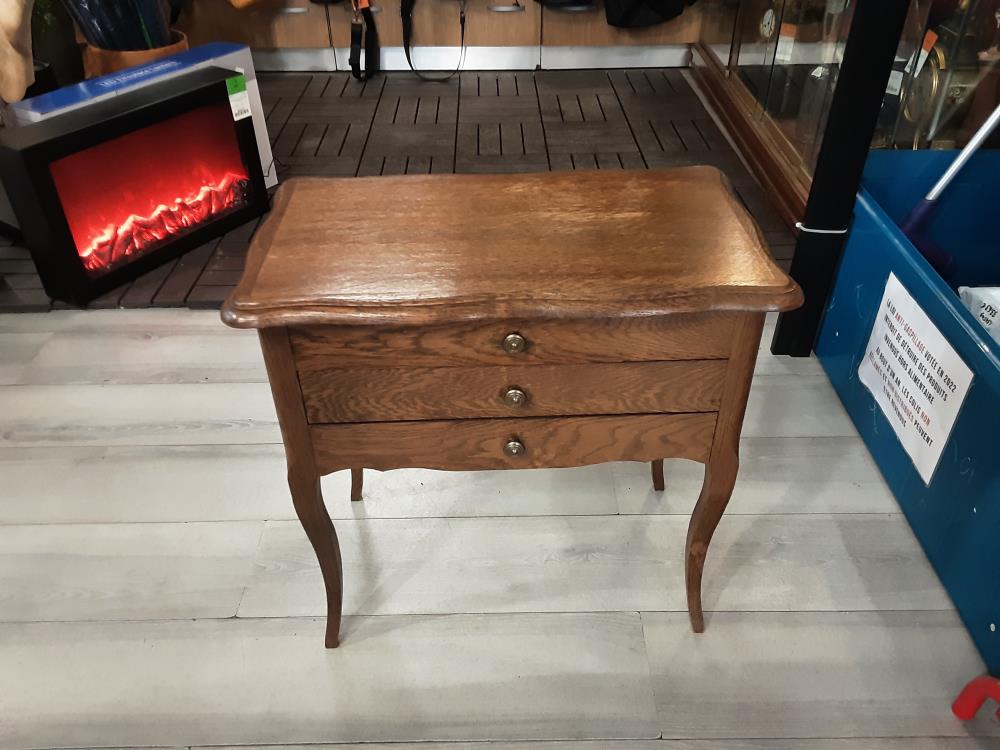 MEUBLE A COUTURES 2 TIROIRS CHENE