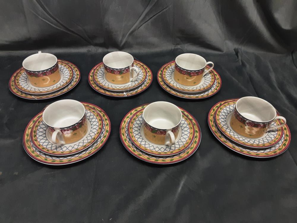 ENSEMBLE 6 ASSIETTES DESSERTS + 6 TASSES S-TASSES