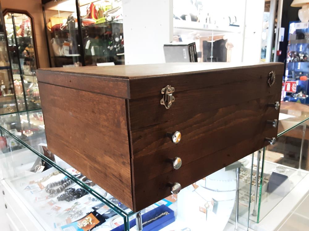 BOITE POUR MENAGERE 3 TIROIRS 1 PORTE