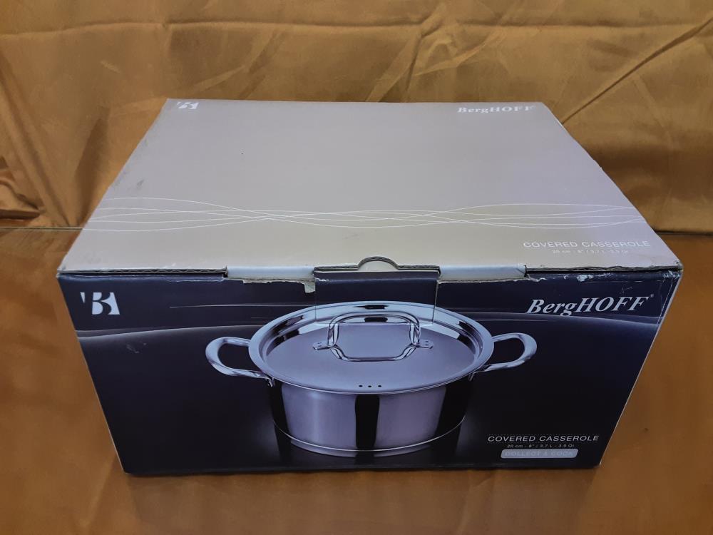 CASSEROLE AVEC COUVERCLE 20CM BERGHOFF