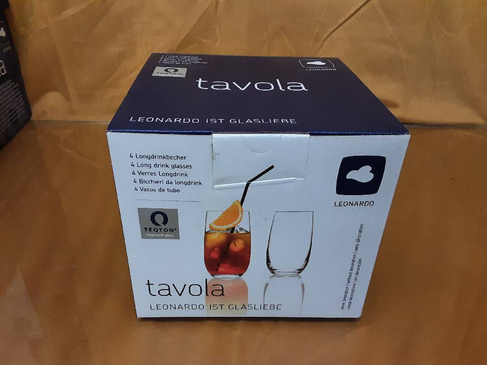 LOT DE 4 VERRES LONGDRINK