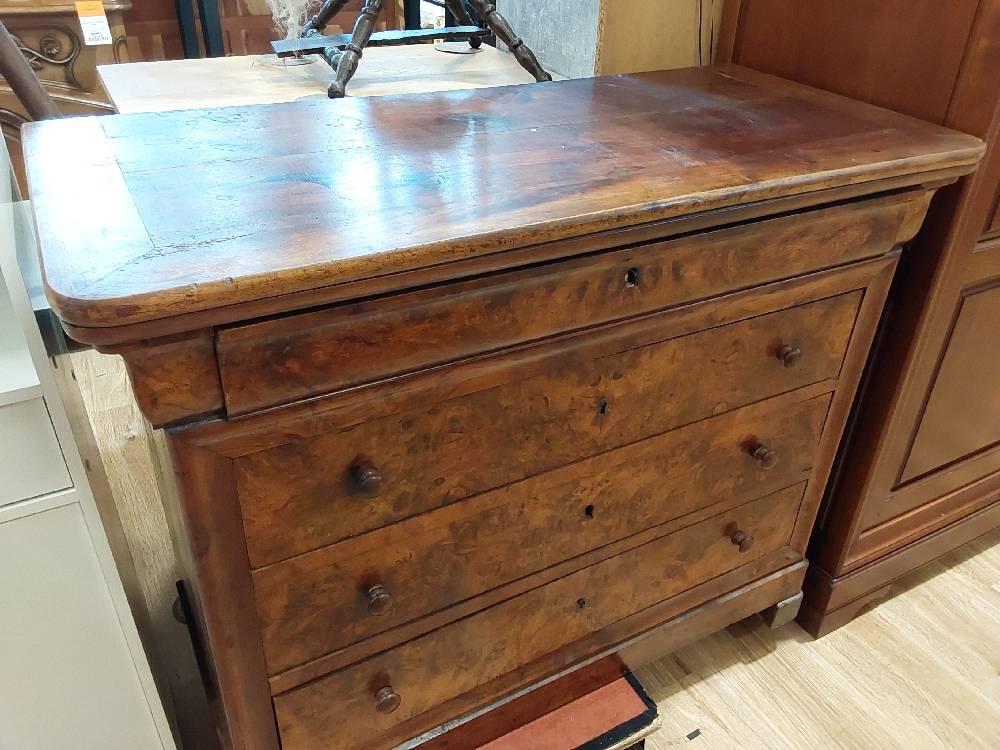 COMMODE LOUIS PHILIPPE A RESTAURER SANS CLÉ