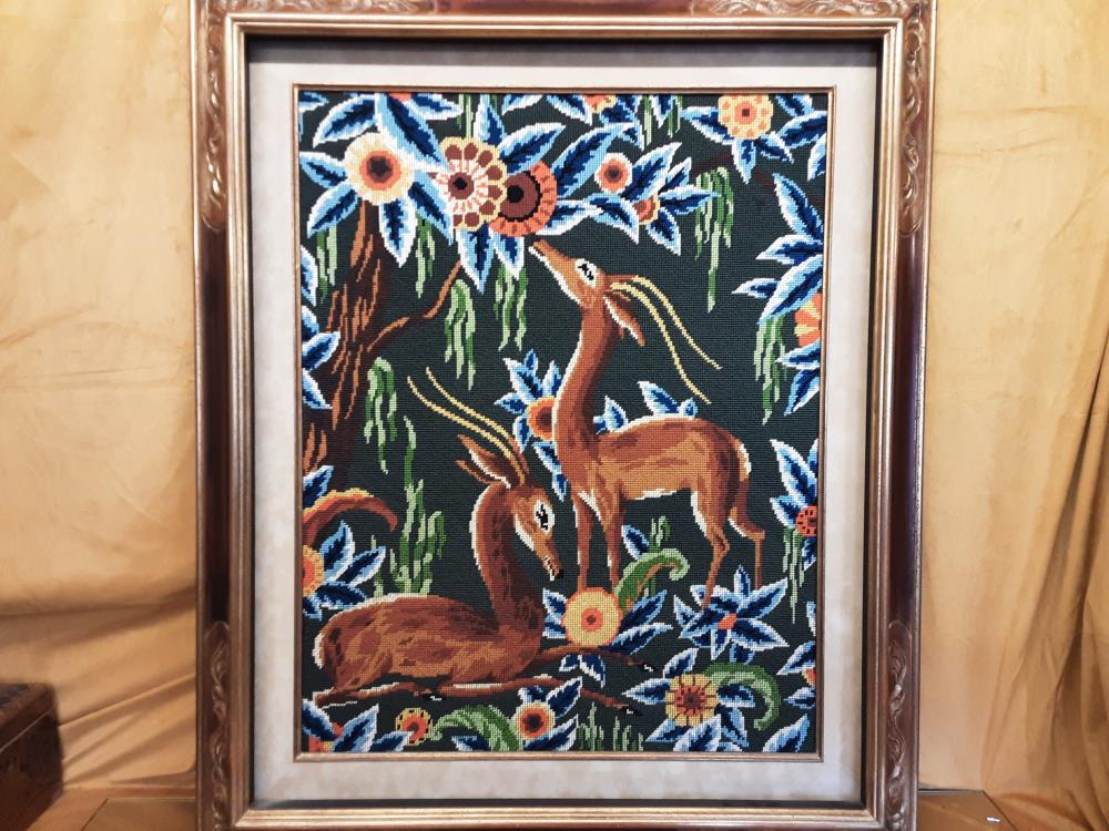 TABLEAU CANEVAS GAZELLES