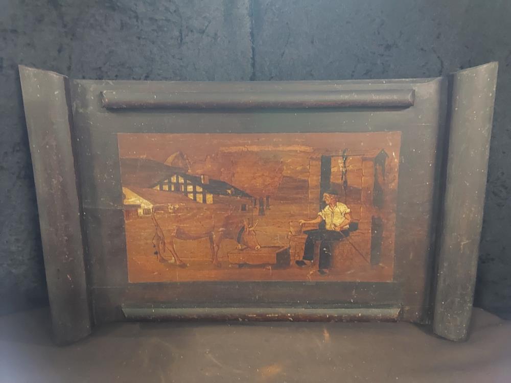 PLATEAU BOIS GM PEINT 