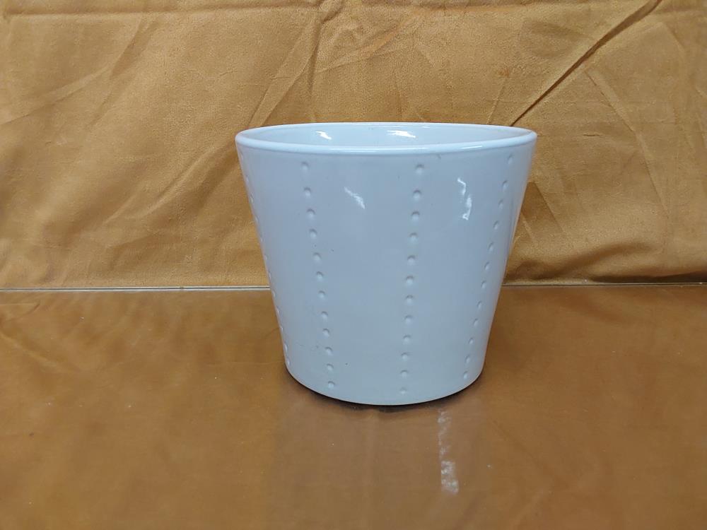 CACHE POT BLANC 