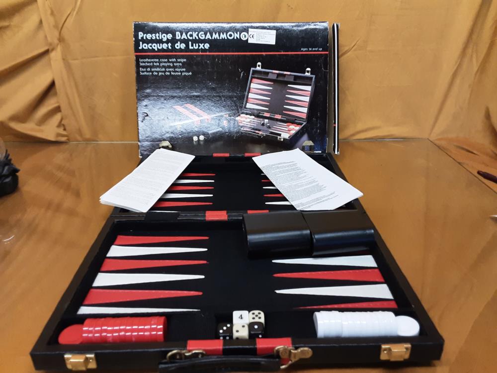 MALETTES DE JEUX SOCIETE BACKGAMMON