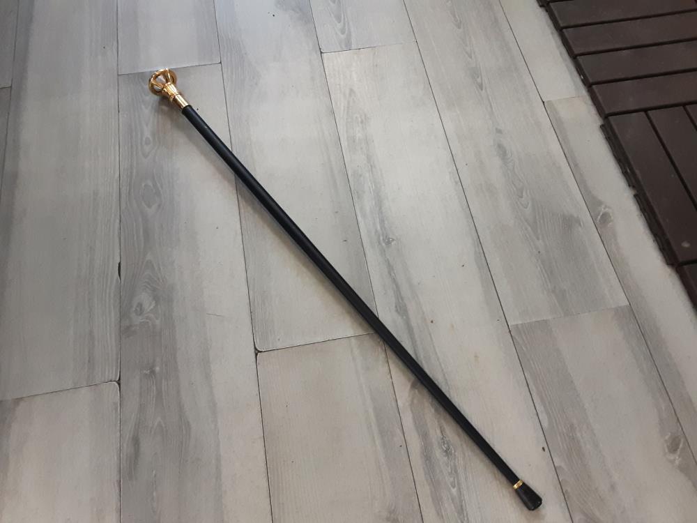 CANNE EPEE NOIRE + IMIT DIAMANT