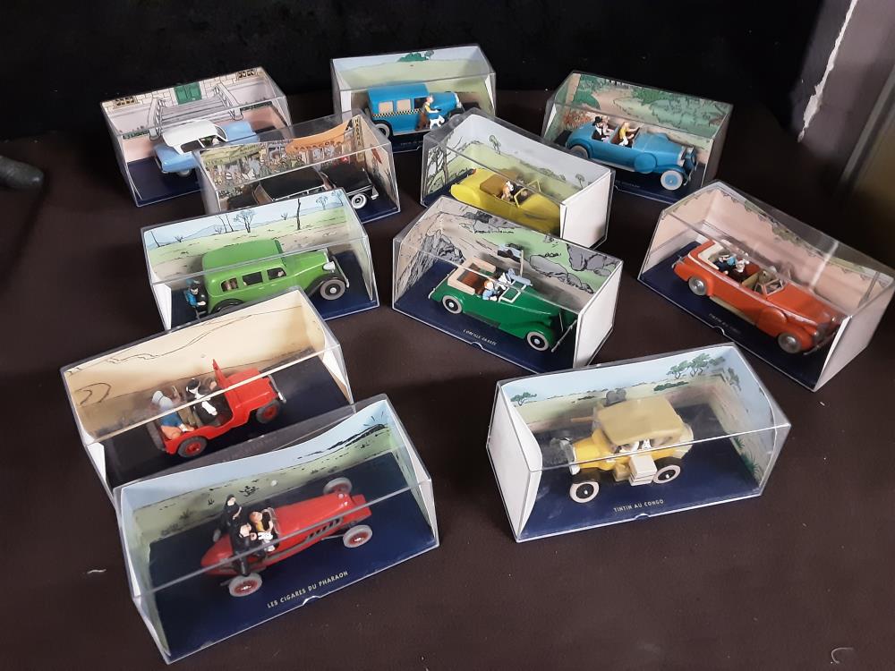 VÉHICULE DE COLLECTION TINTIN