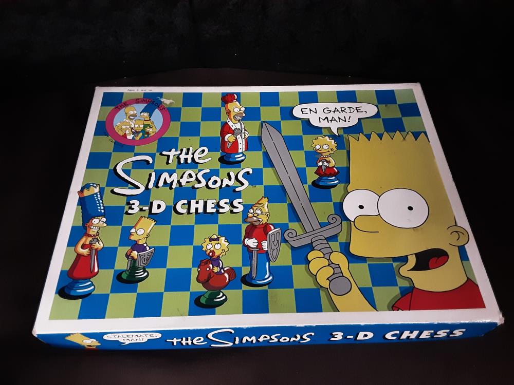 JEU D'ECHECS THE SIMPSONS 3-D CHESS