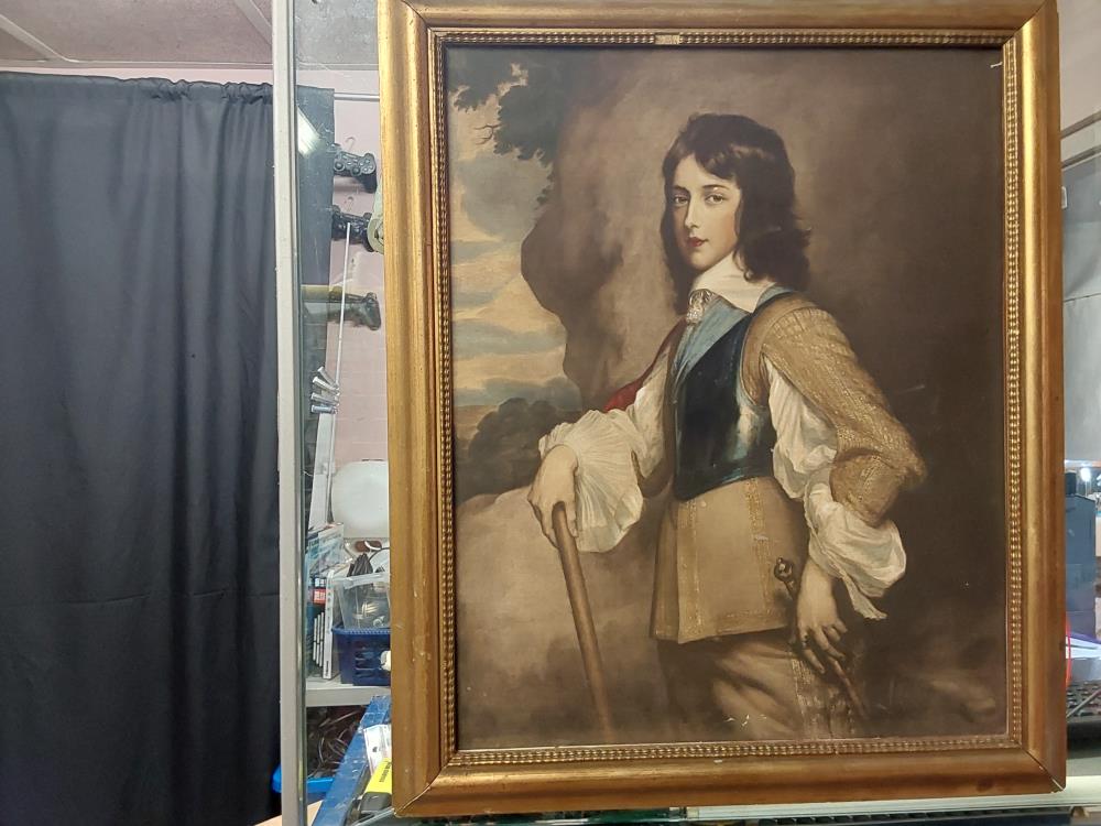 TABLEAU PORTRAIT JEUNE HOMME CADRE CORE