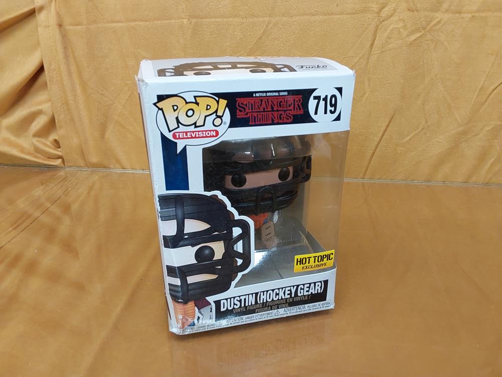 FIGURINE POP STRANGER THINGS - DUSTIN (HOCKEY GEAR) 719