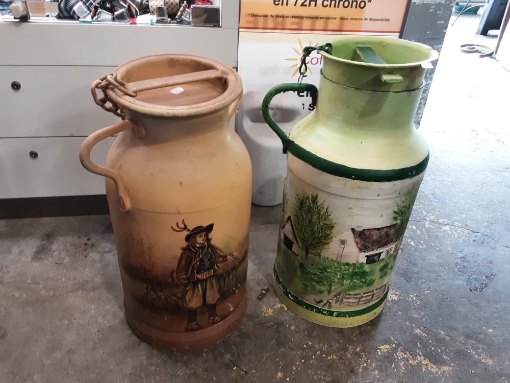 POT A LAIT GM PEINT A LA MAIN