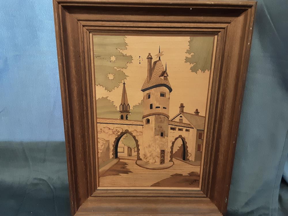 MARQUETTERIE TOUR DU BOLLWERK SIGNÉ LUTZ