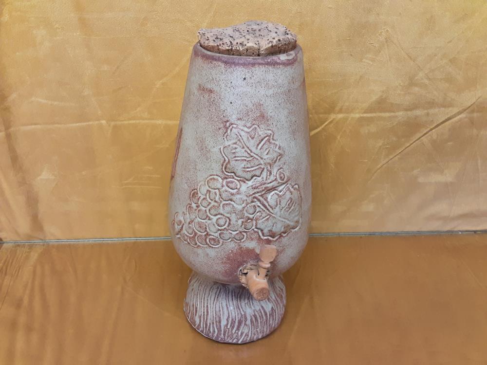 VINAIGRIER VALLAURIS DECOR RAISON EN CERAMIQUE