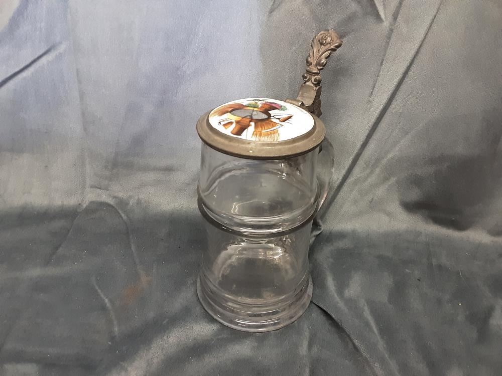 CHOPE EN VERRE AVEC COUVERCLE