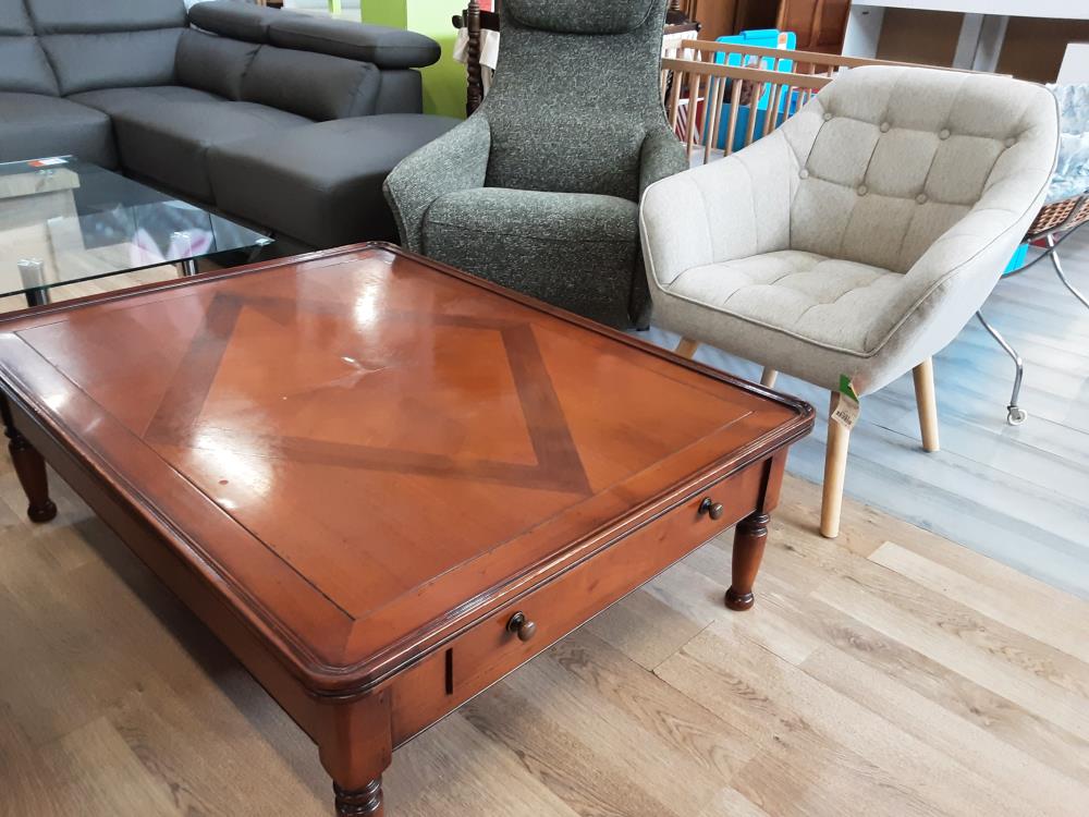 TABLE BASSE MERISIER 1 TIROIR