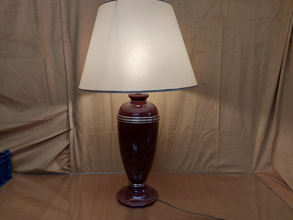 LAMPE DE SALON PIED BRUN DRIMMER