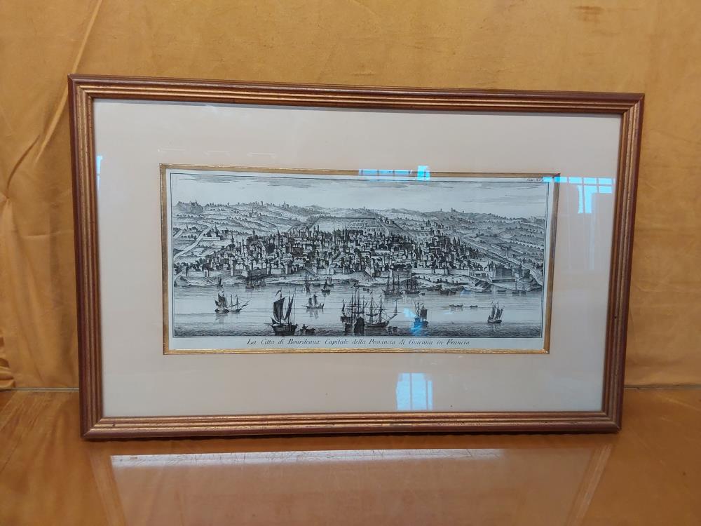GRAVURE LA CITTA DI BOURDEAUX