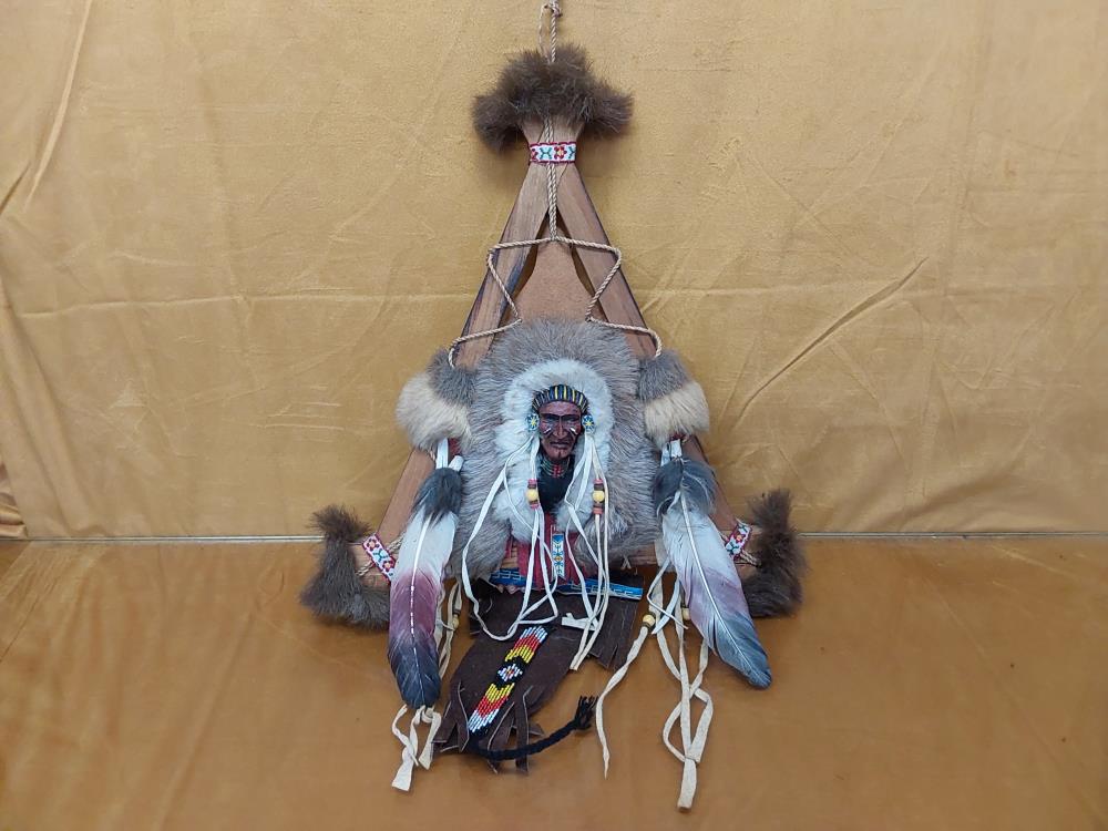 DECORATION MURALE INDIEN TENTE