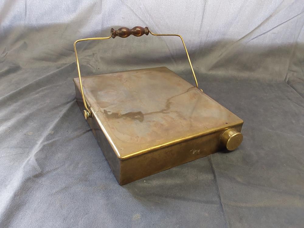 BOUILLOTTE EN CUIVRE RECTANGULAIRE