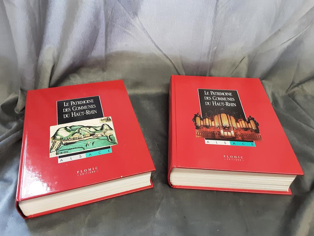 LOT 2 LIVRES PATRIMOINE DE COMMUNES HAUT RHIN