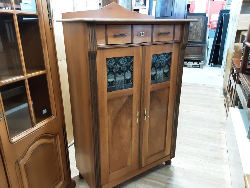 VERTICOF EN BOIS ART DÉCO AVEC CLÉ