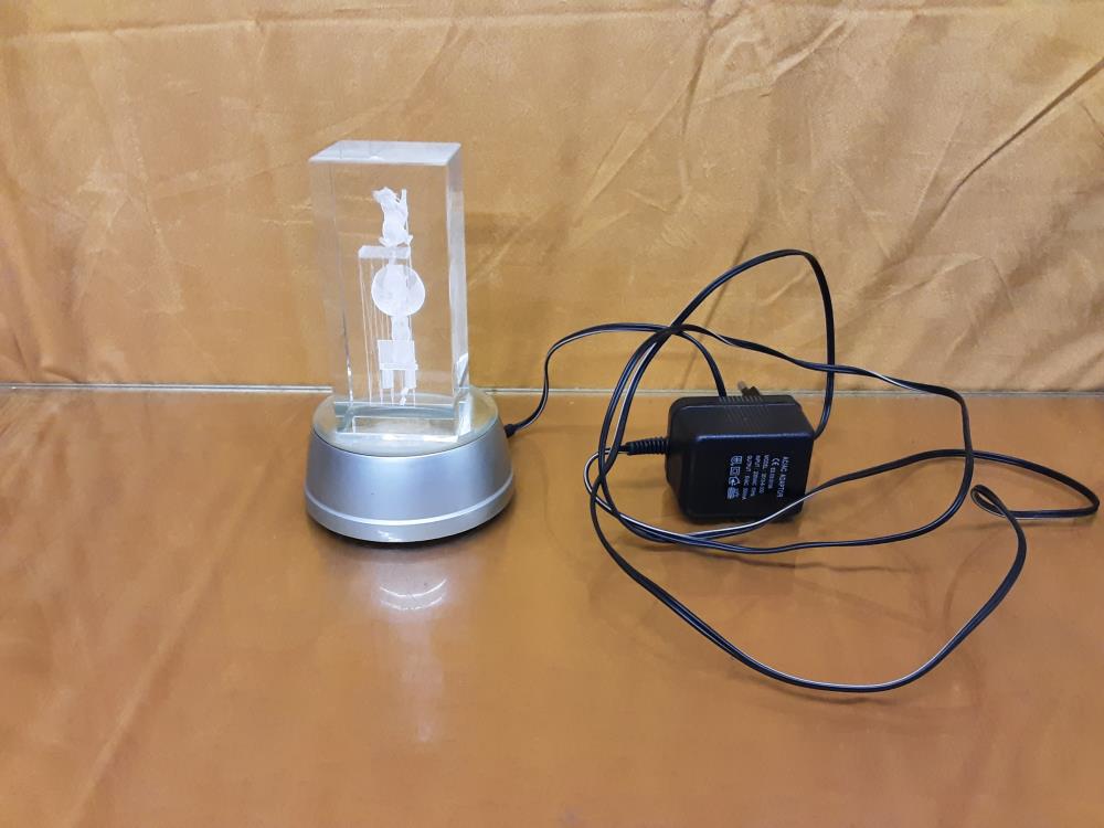 DECORATION LUMINEUSE CHATS SUR PIED TOURNANT