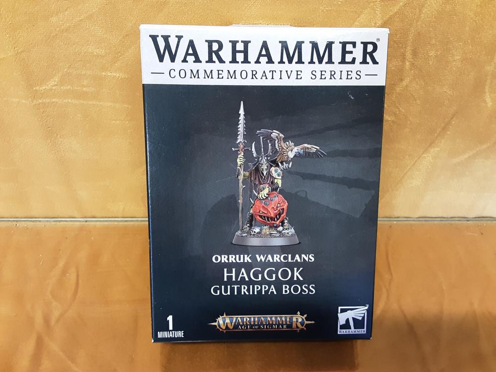 MINIATURE WARHAMMER HAGGOK GUTRIPPA BOSS