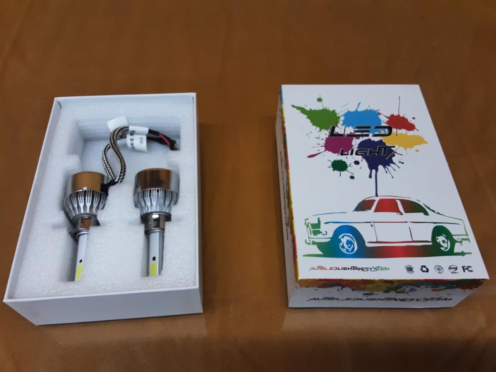 LOT DE 2 LAMPES A LED H1