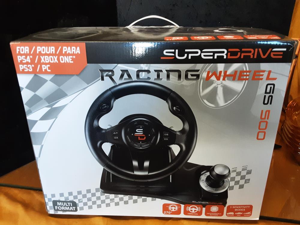 VOLANT RACING WHEEL GS500 POUR CONSOLE DE JEUX