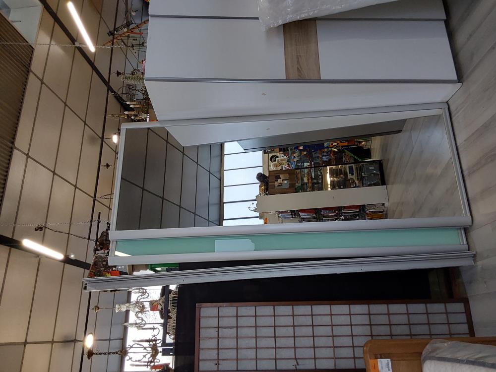 LOT 3 PORTES COULISSANTES + RAILS 258 CM