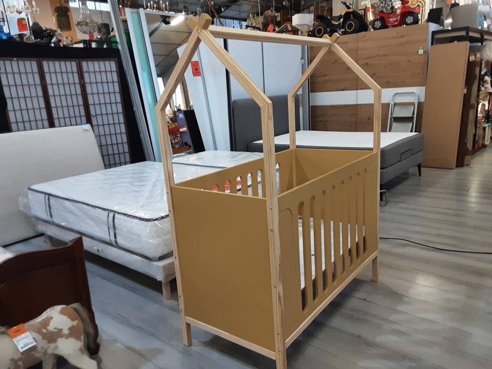 LIT BEBE CABANE SOMMIER 3 NIVEAUX EN HAUTEUR+ OUVERTURE SUR UN COTE